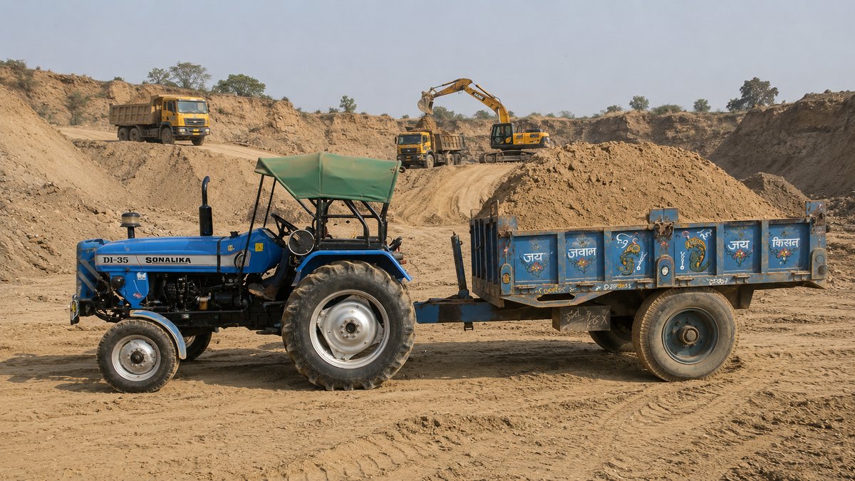 Tractor with Trolley & Tanker on hire — YUVAL Enterprise